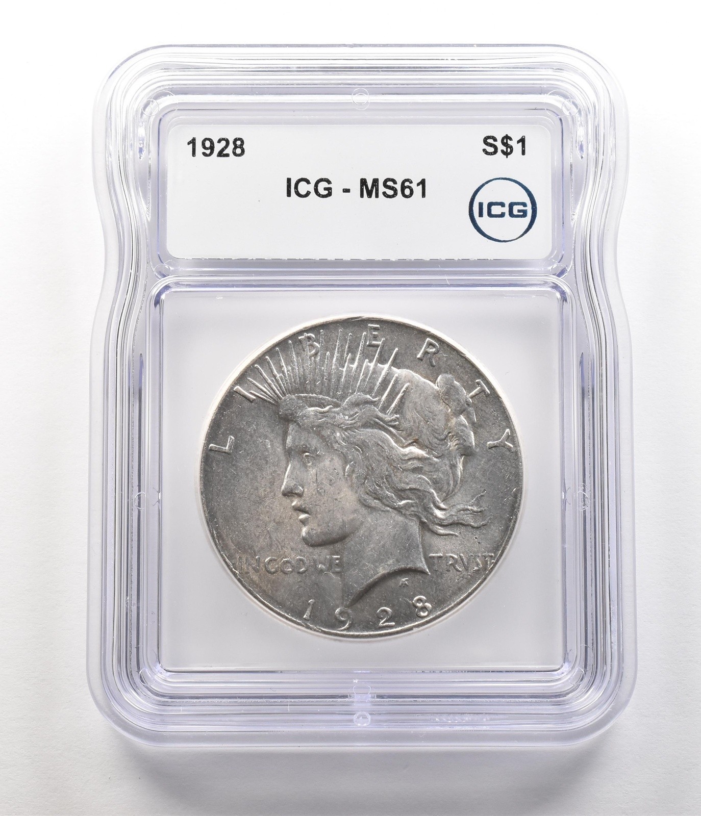 1928 Peace Silver Dollar MS61 ICG *6780
