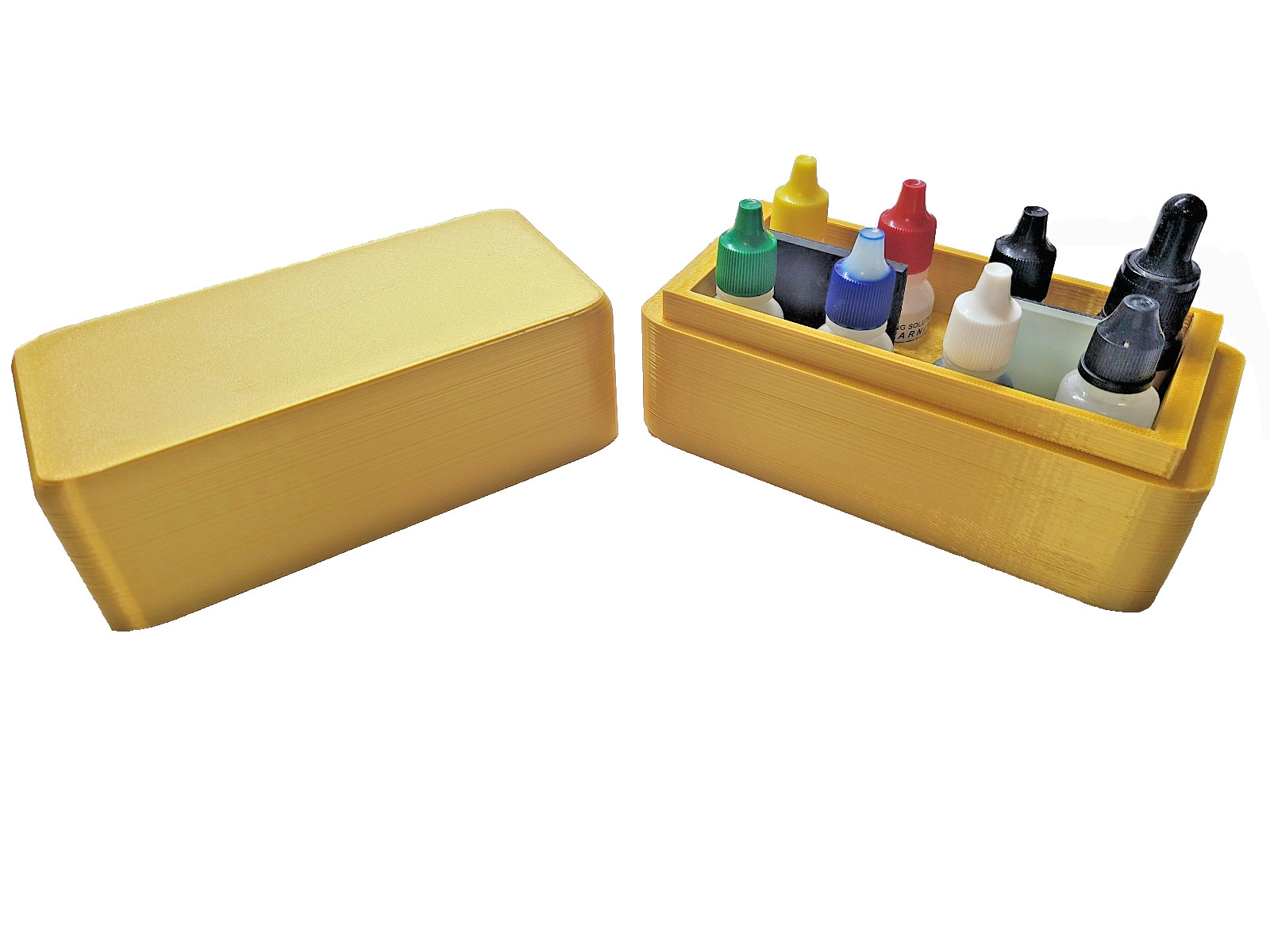 GOLD STORAGE BOX ONLY for 8 Slot 10k 14k 18k 24K Gold Silver Acid Jewelry Tester