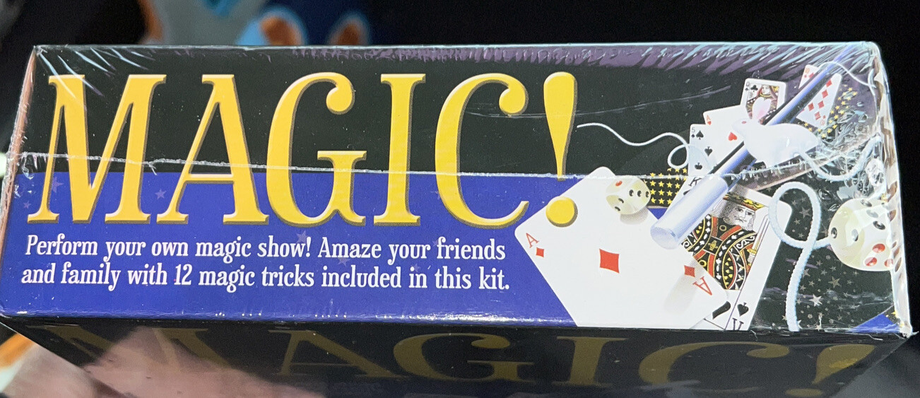 Magic Kit Includes 12 Magic Tricks For Ages 8+ New Unopened!! By KidzLab