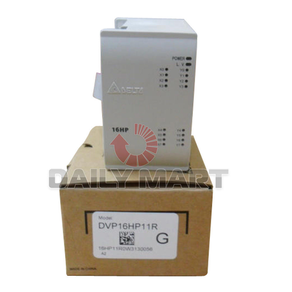 DELTA DVP16HP11R DIGITAL EXTENSION MODULE PLC 8DI 8DO RELAY OUTPUT NEW