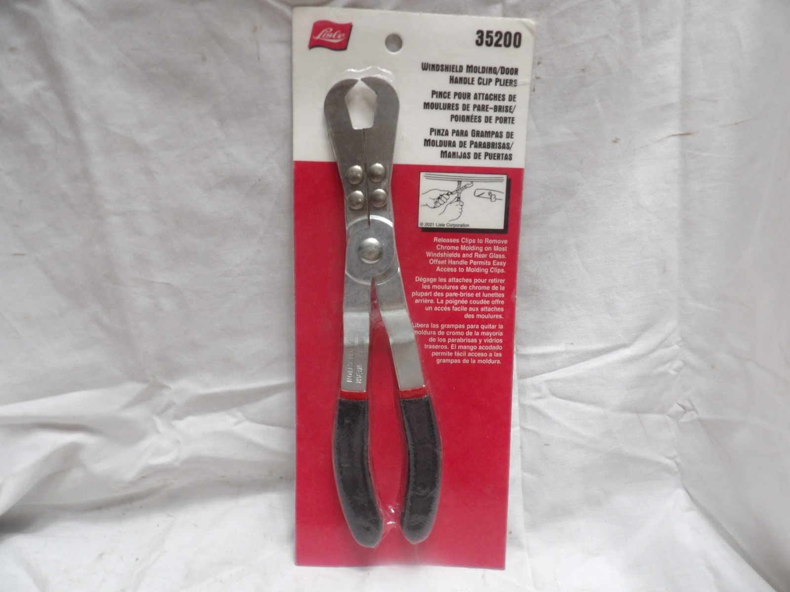Lisle Windshield Molding/Door Handle Clip Pliers #35200