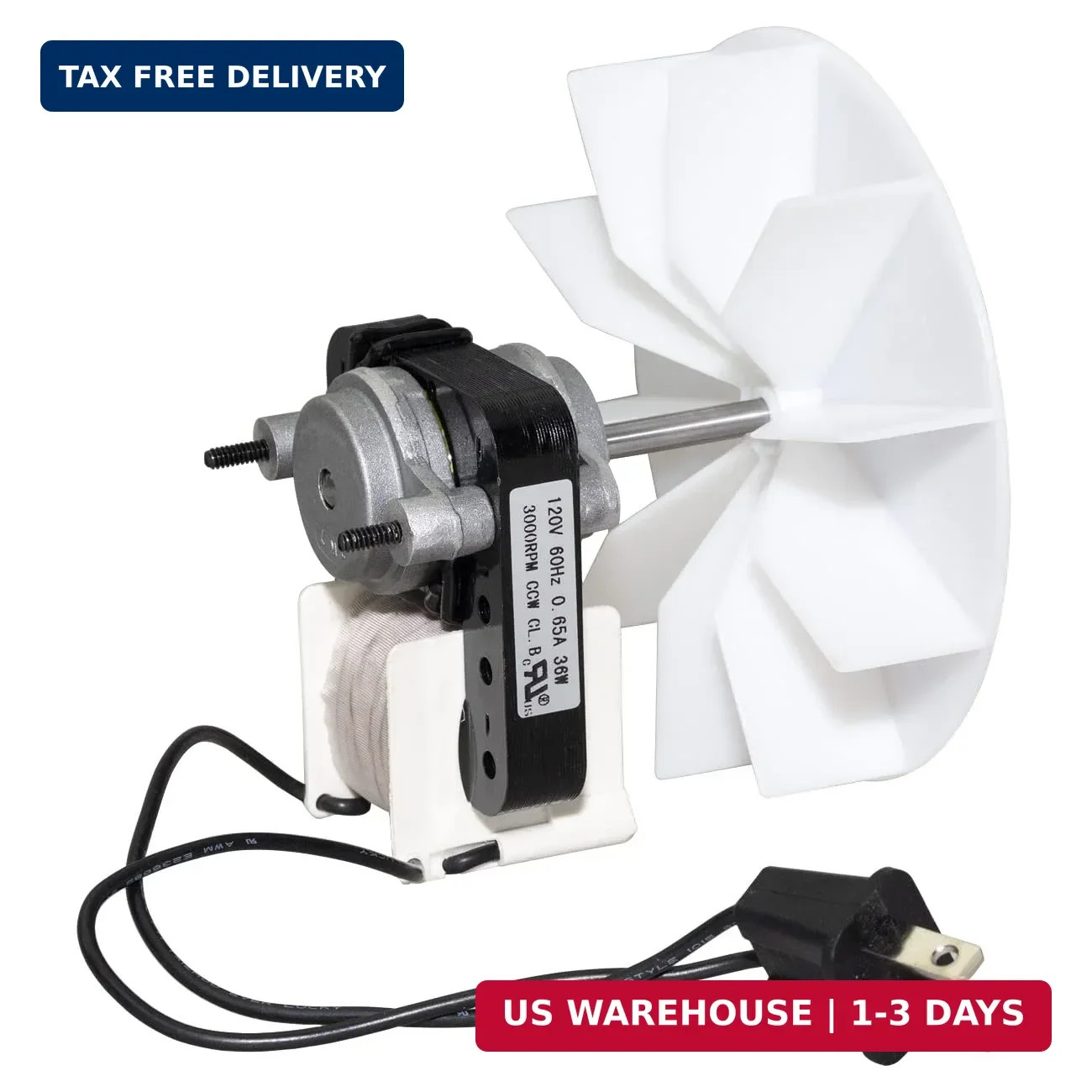 Universal Bathroom SM550 Vent Exhaust Fan Motor Replacement Motors Kit, Fit for