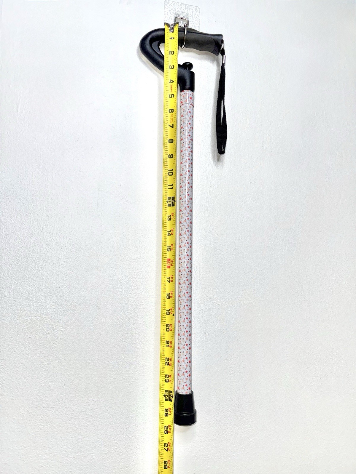 Walking Cane with Floral Design, Lightweight, Adjustable