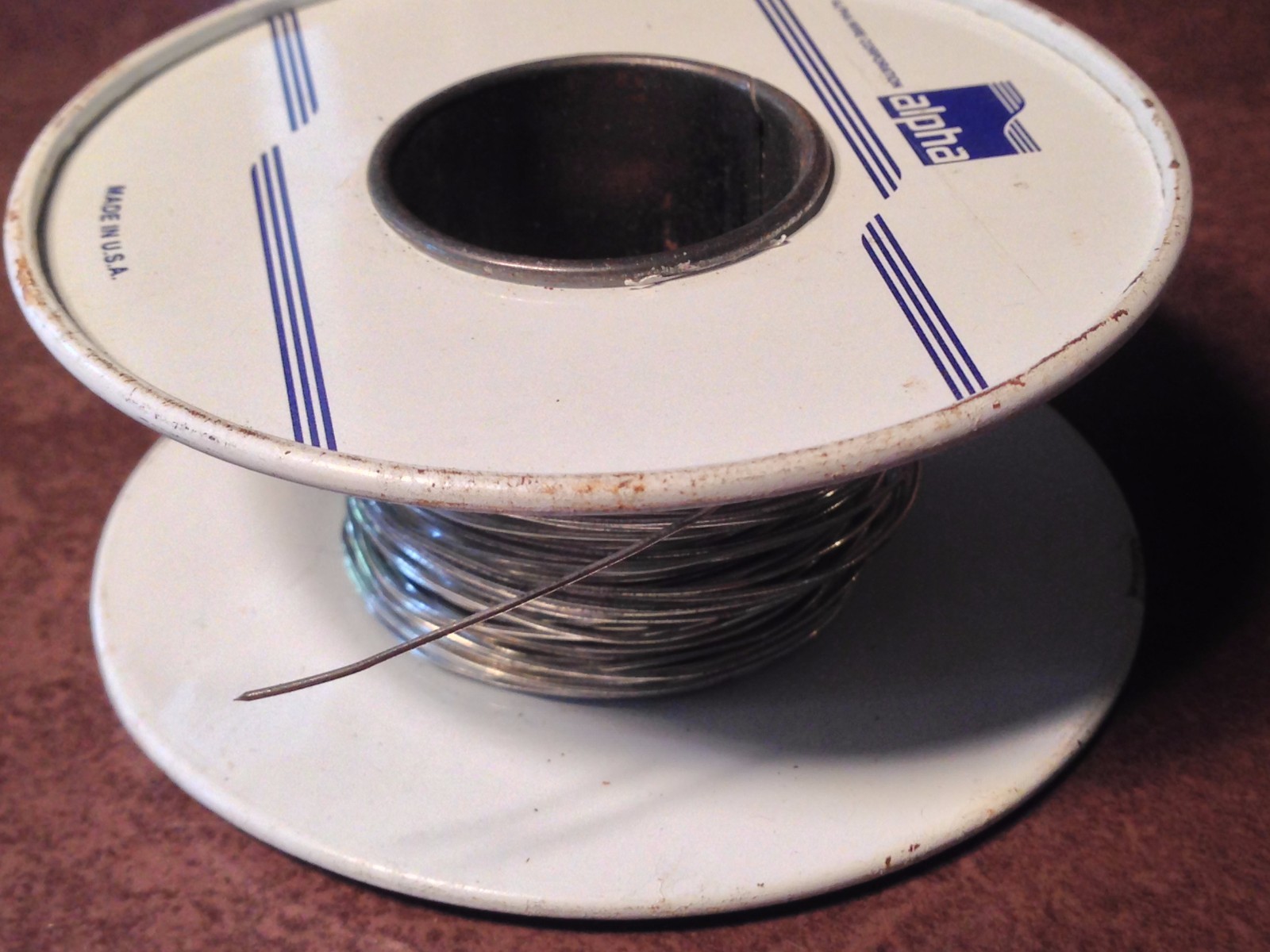100' Spool, Alpha Wire 299, 24awg , NOS