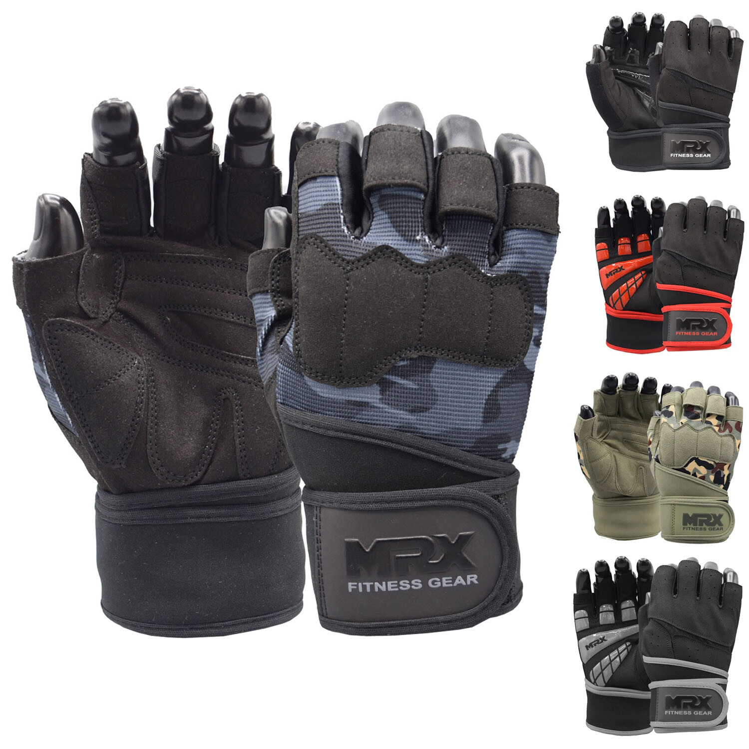 Weight lifting Gym Glove Workout for Men Wrist Support Lifting Exercise Gloves