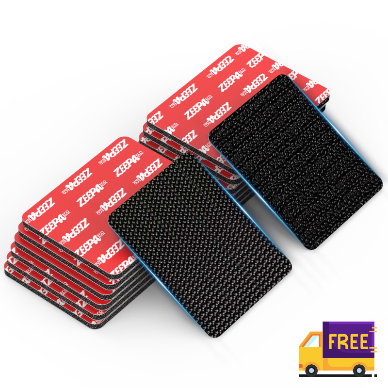 10 Sets Hook & Loop Fastener Strips, Strong Adhesive for Car & Home