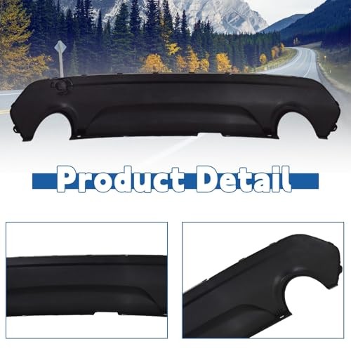 Rear Lower Valance Panel Bumper Cover Silver Replacement for Escape 2013-2017