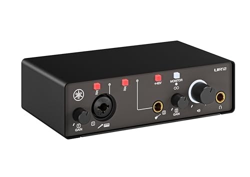 Yamaha UR12MK3 2x2 USB-C Audio Interface (Black)