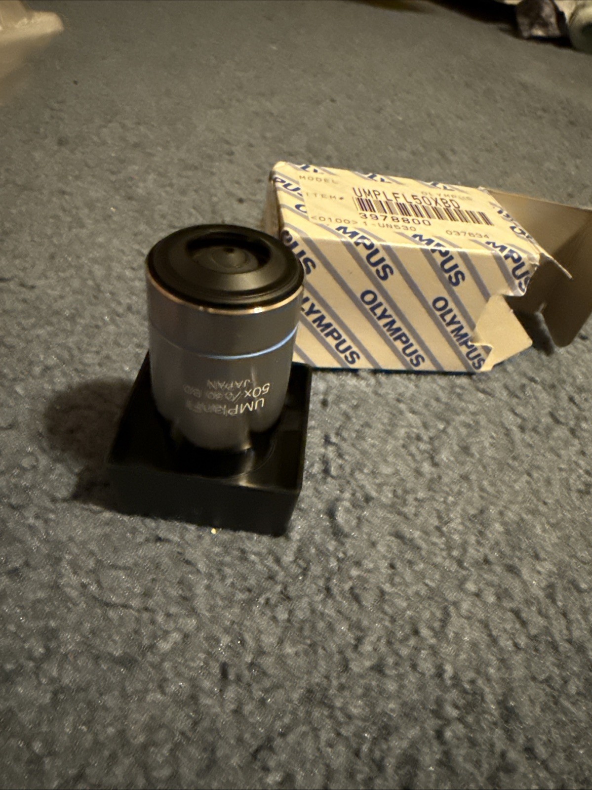 Olympus Microscope Objective UMPlanFl 50x BD BF/DF. UN530 Made In Japan