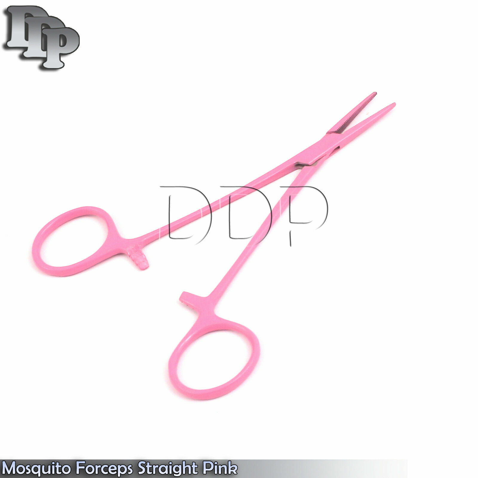 Medic Hemostat, Matte Pink Straight - Ideal for Nurse and EMT