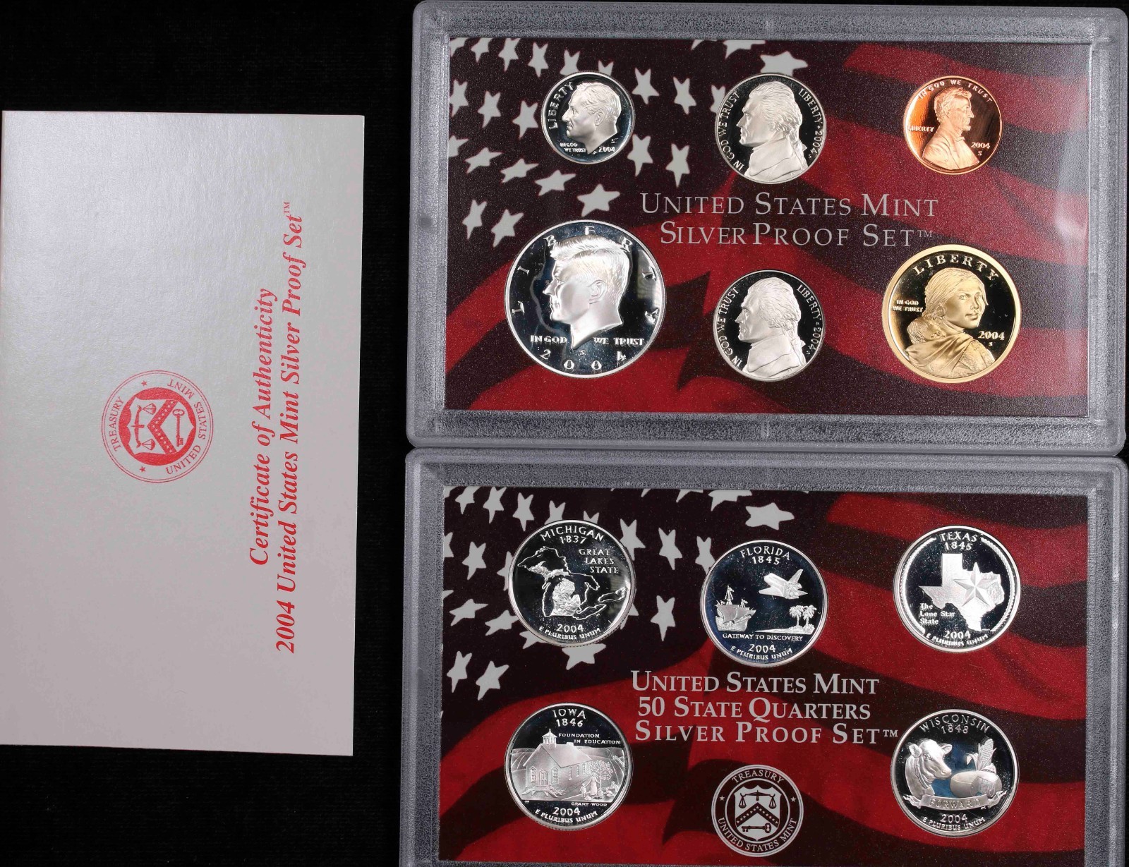2004 U.S Mint Silver Proof Set  #B345