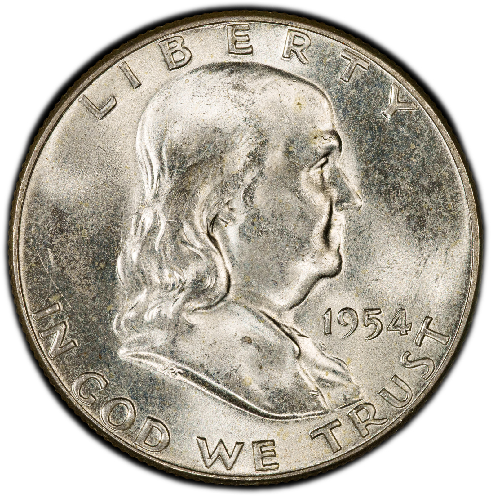 1954-P PCGS MS64 "Bugs Bunny" Franklin Half | Strong Luster | Nice Bell Lines