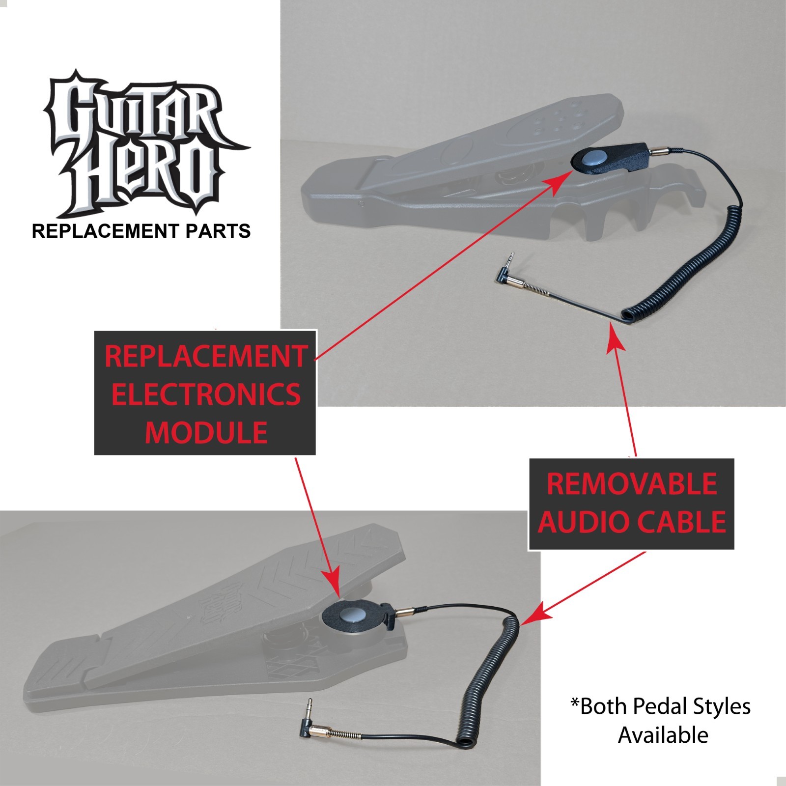 NEW Replacement Electronics Sensor for Guitar Hero Drum Pedals 3DPrinted Upgrade