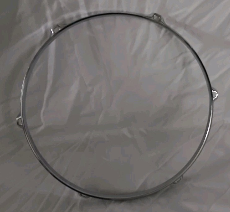 Chrome Triple-Flanged Drum Hoop 12" 6-Hole