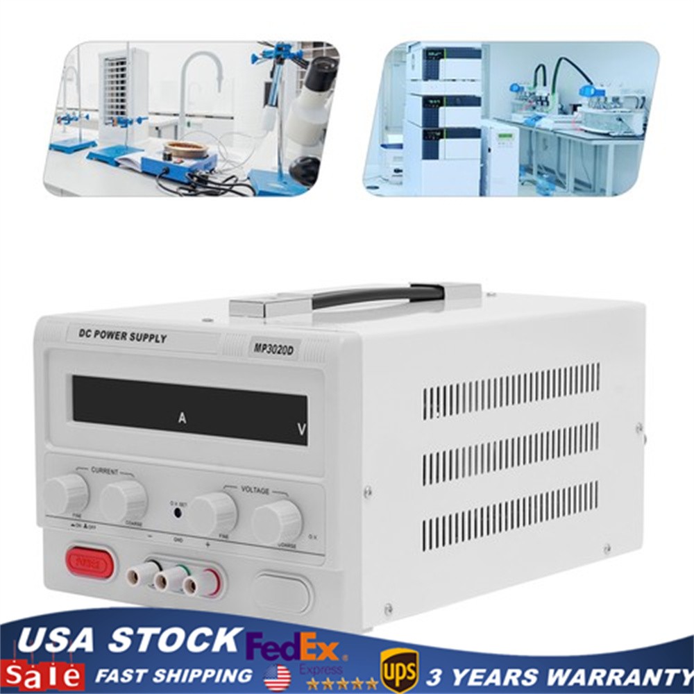 MP3020D Adjustable DC Power Supply Constant Voltage Current 0-20A 0-30V OTP OPP