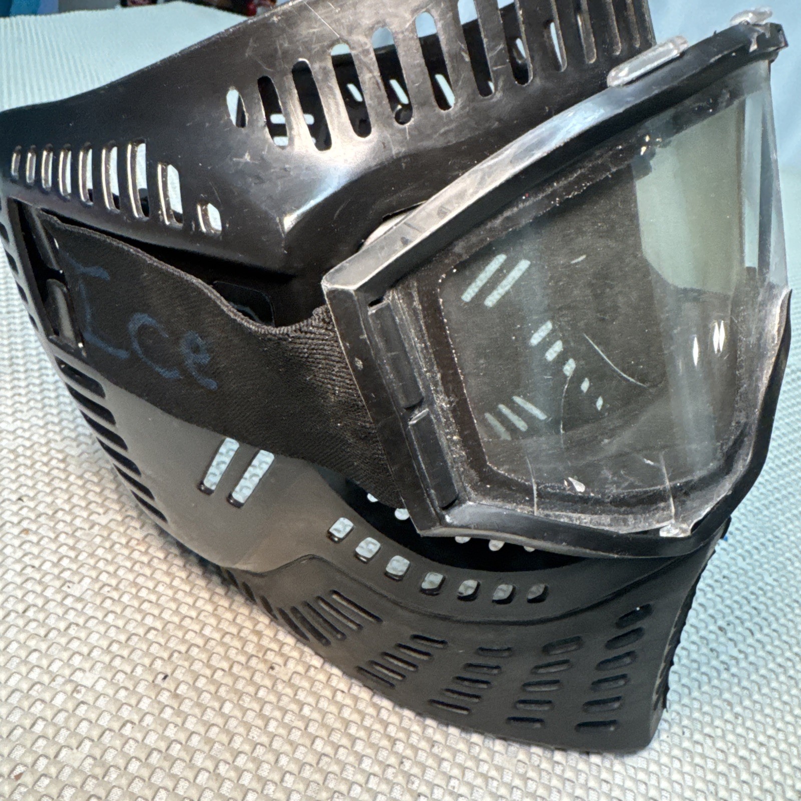 JT Paintball Mask Goggles Full Face Shield Black