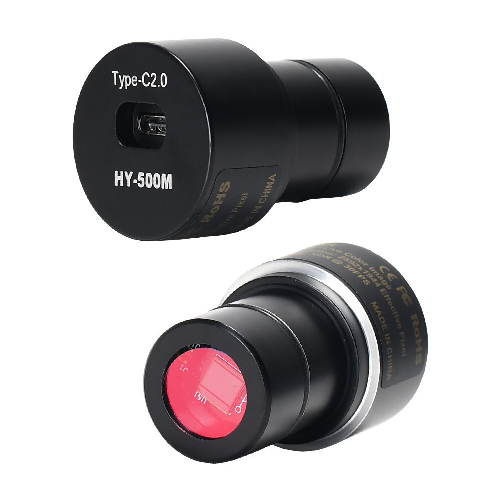 HAYEAR HY-500M 5MP Microscope Camera USB Camera for Microscope with Adapters ot