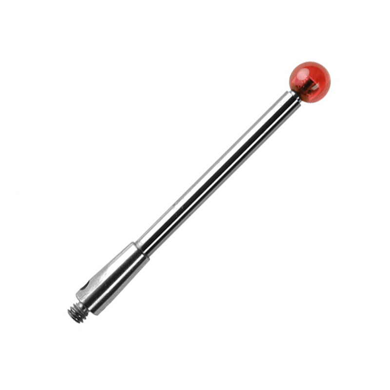 CMM Styli 3.0mm Ruby Ball M2 Thread Tungsten Carbide Shaft L30mm for A-5003-0040