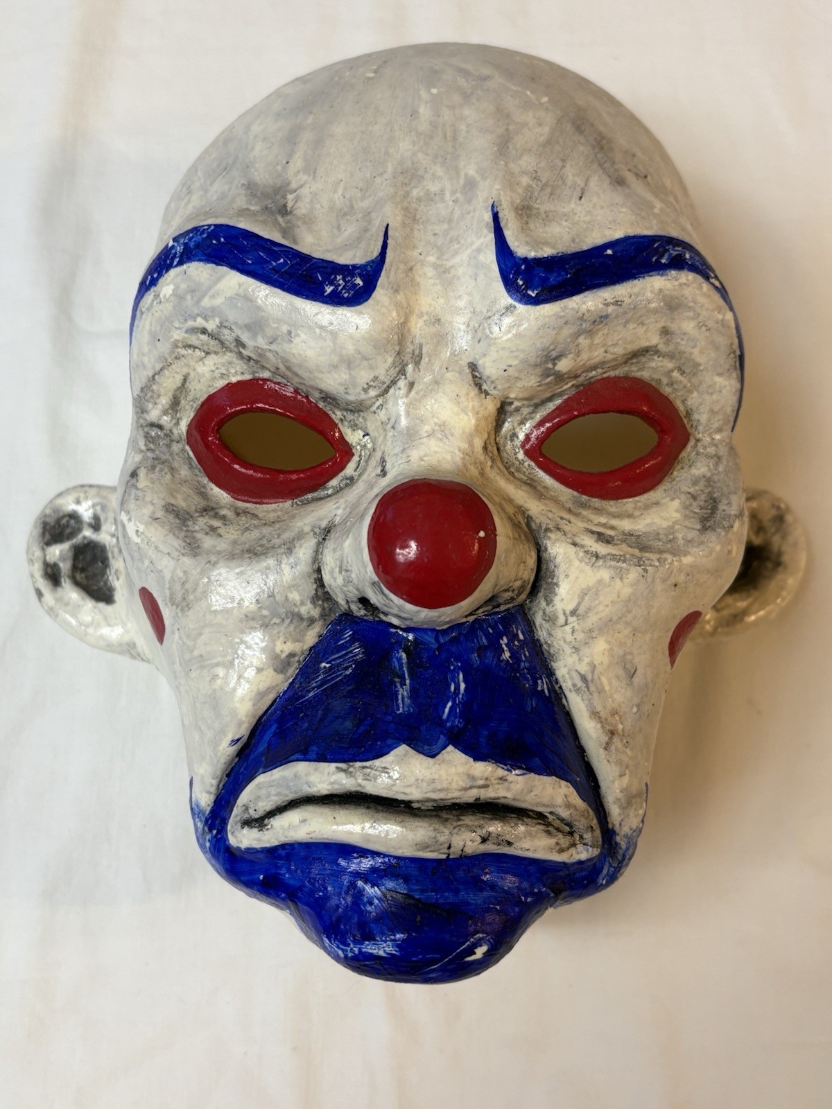Joker bank hiest clown mask "BOZO" The Dark Knight Life-sized Resin replica
