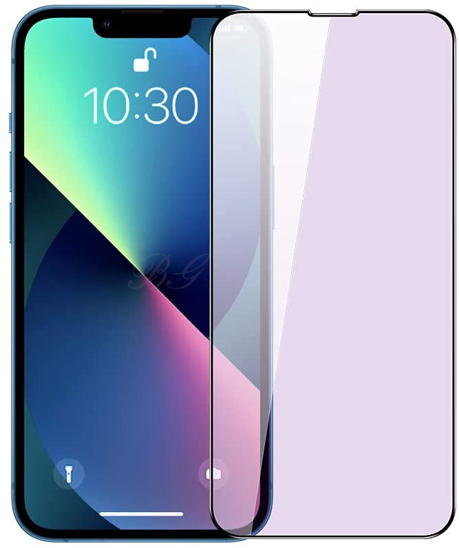 Anti-Blue Light Screen Protector For iPhone 17E/16 15/14/13/12/11 Tempered Glass