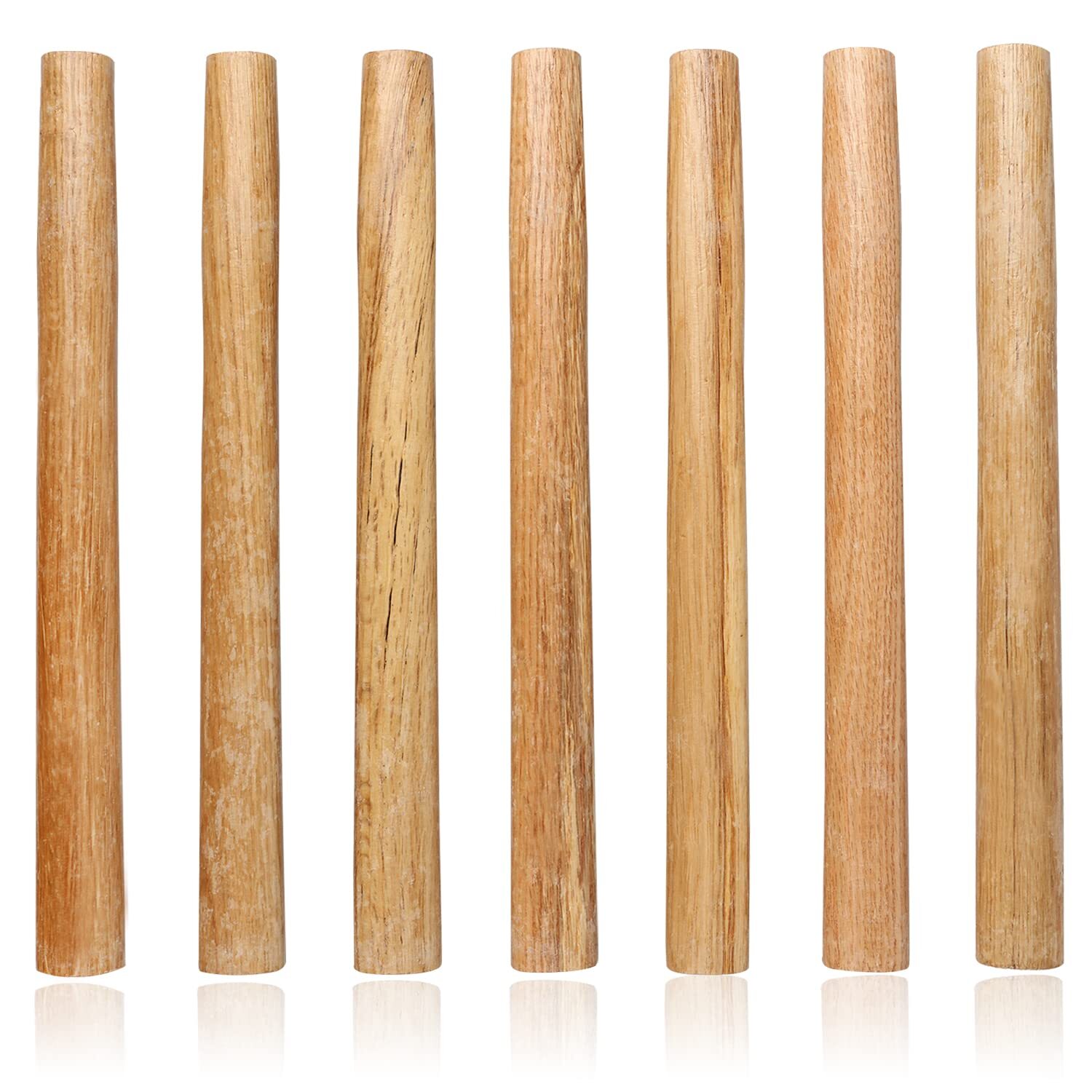 Wood Hammer Handle, 7 Pack Replacement Hammer Handles, Easy to Install, Durable
