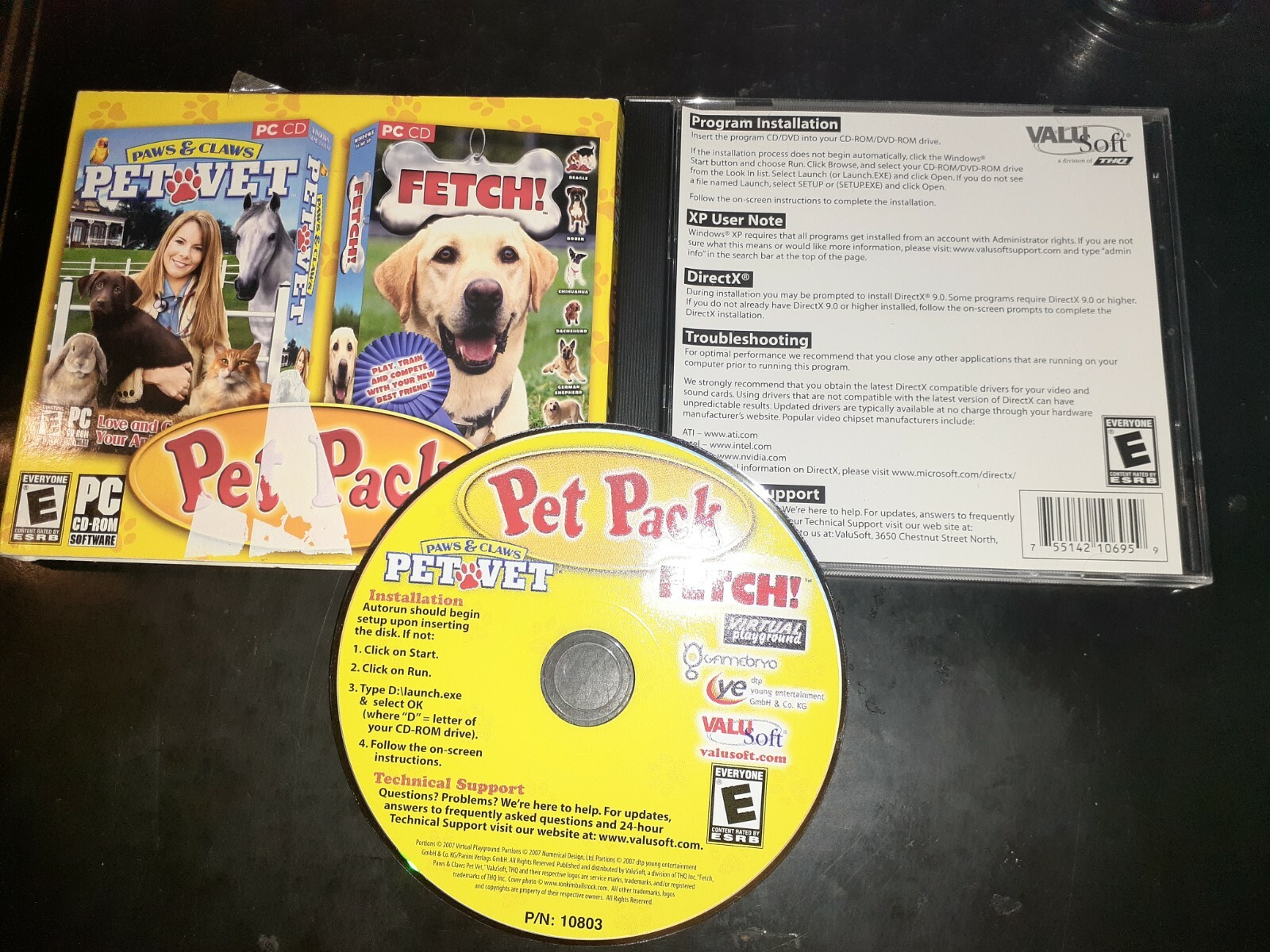 Paws & Claws Pet Paw & Fetch  (PC, 2007)