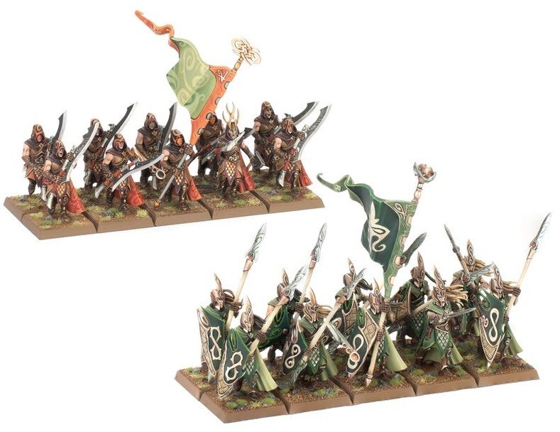 10x ETERNAL GUARD / WILDWOOD RANGERS *NOS* Wood Elves Warhammer Old World Elf