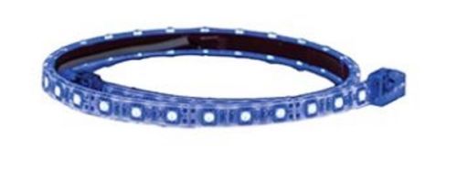 Buyers Products 5622739, 24" Blue LED Light Strip 36 LEDs 12V Hardware Included