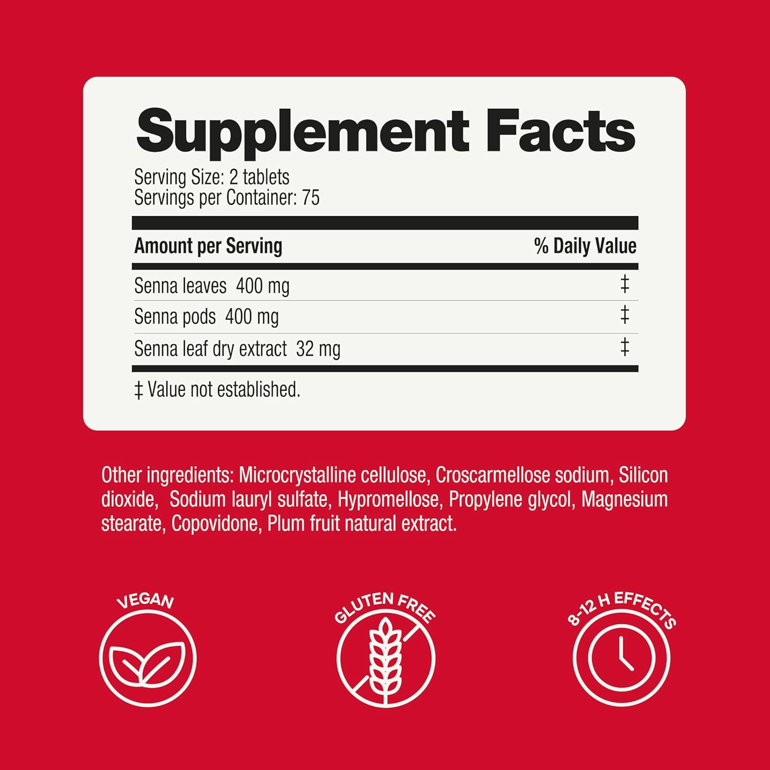 Prunelax Tablets, 150 Count