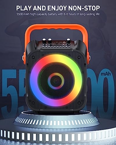 A9 - MOYLEAF Karaoke Machine with Wireless Microphones HHCC