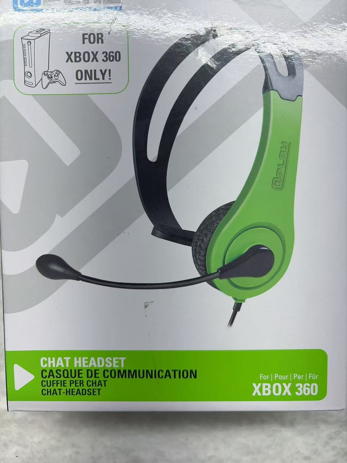 @Play Xbox 360 Chat Headset Wired New #0207B