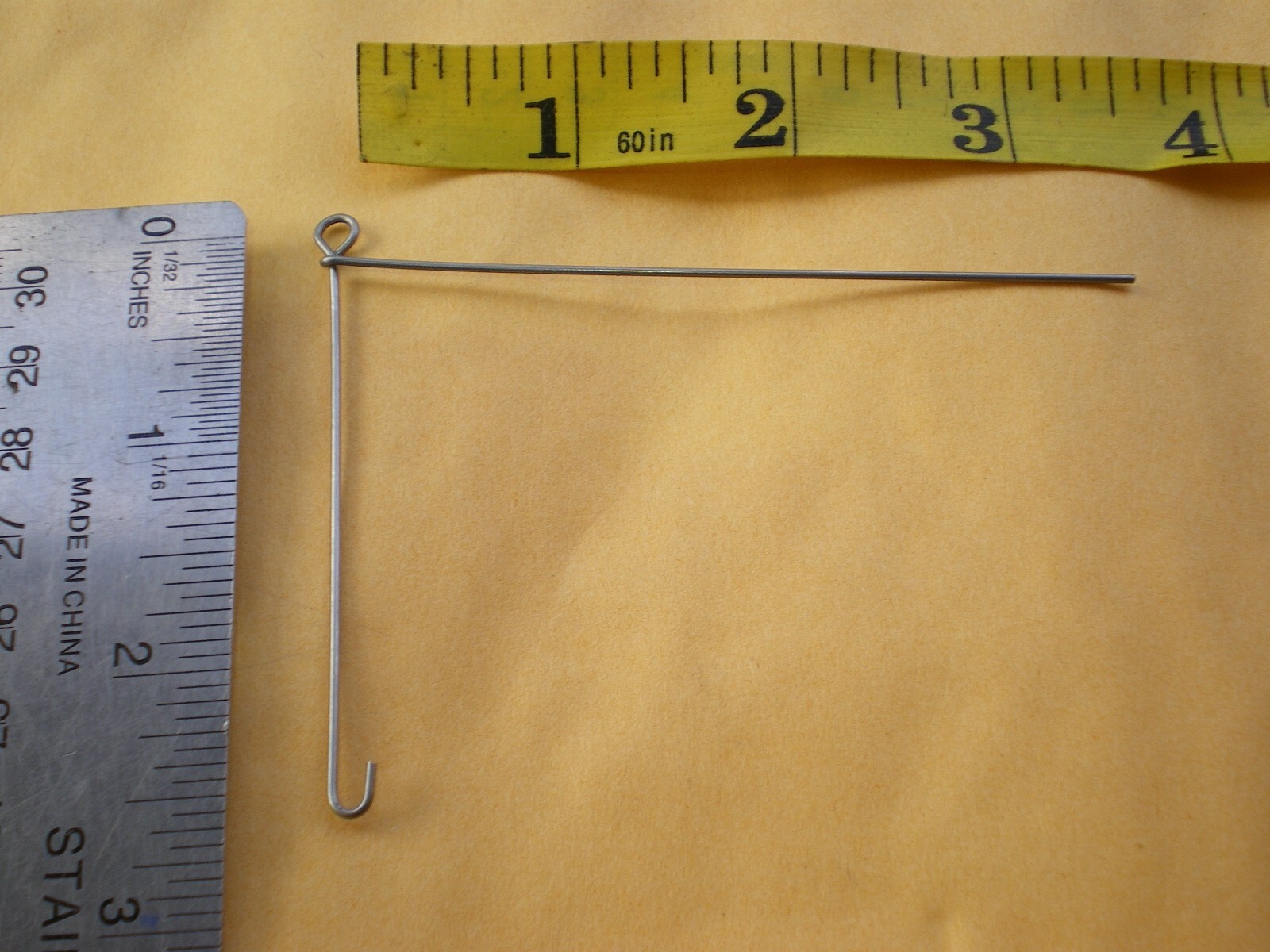 50 PCS STAINLESS S. SPINNER BAIT WIRE FORM .041X3-1/2"X2-1/2" FITS IN DO-IT MOLD