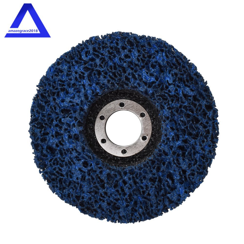 10 Pack 4.5''x7/8" Poly Strip Disc Wheel Paint Rust Removal Clean Angle Grinder
