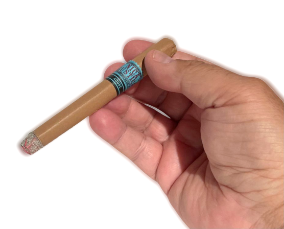 FAKE CIGAR With Real Band Red Ash Trick Joke Gag Lit Prop Prank Smoking Costume