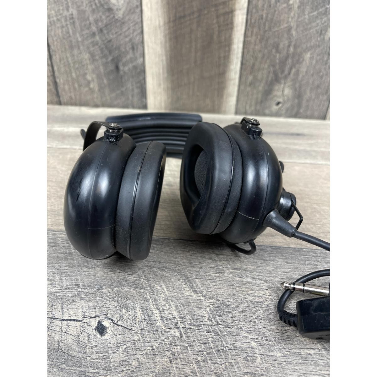 Flightcom 4DX Classic Over-Ear Aviation Headset Black Wired Adjustable Headband