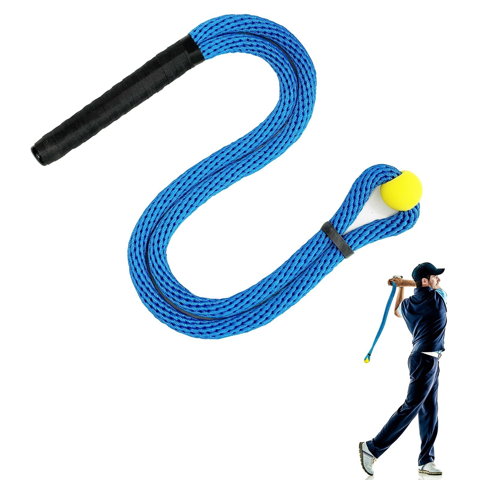 Golf Rope Swing Trainer, Professional Golf Swing Rope Training Aid to Improve...
