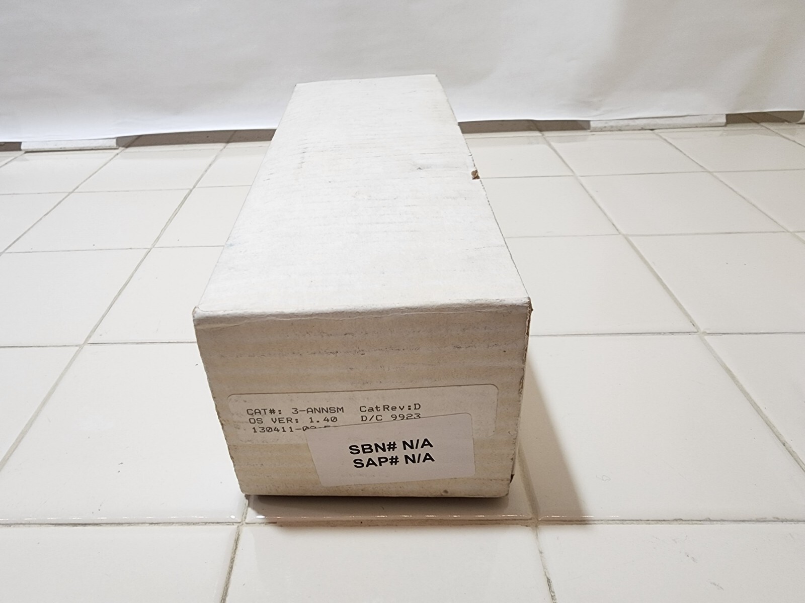 Edwards 3-ANNSM Annunciator Support Module 1.40 Version 130411-02 D/C 9923
