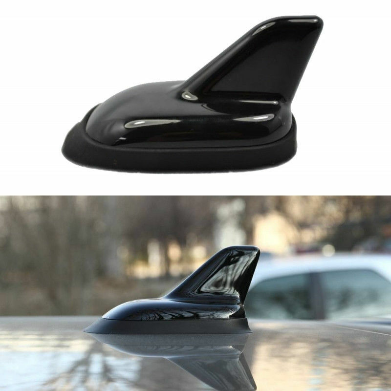 For AUDI A4 A5 Black Roof Dummy Radio Signal Shark Fin Aerial Antenna Cover Trim