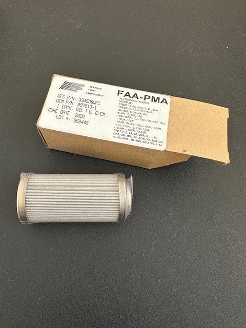 Western Aircraft Filter, P/N 897513-1 or 334508WFC (New Surplus) (ST)