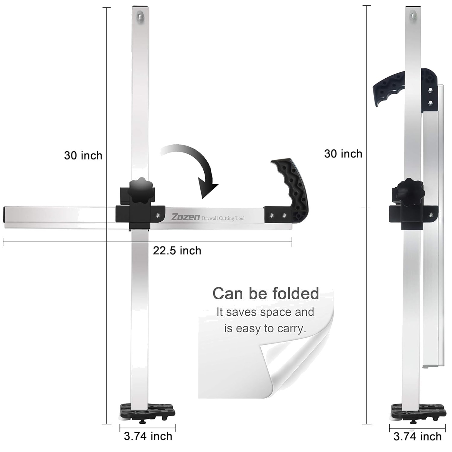 Metric + Imperial Scale Drywall Ripper - Professional Tool