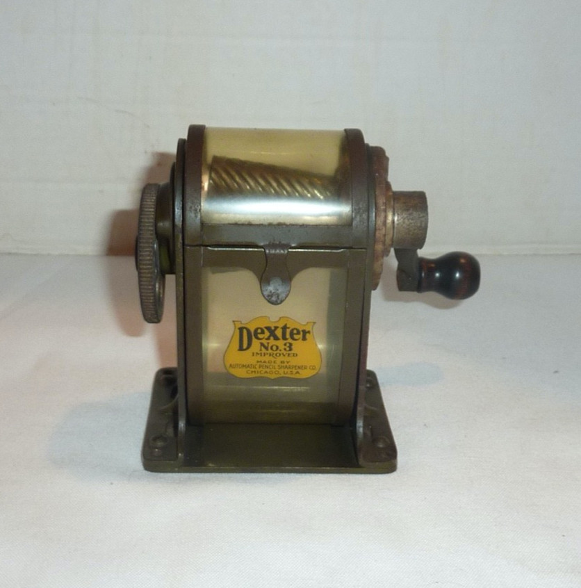 vintage dexter no 3 pencil sharpener