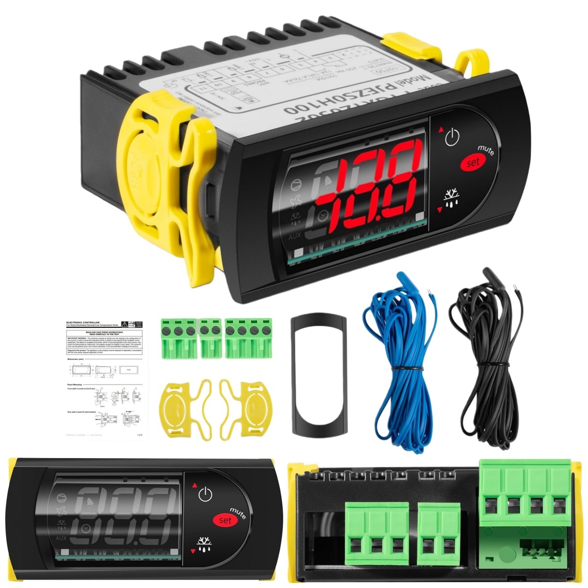 For Carel and All Refrigerator Types PJEZS0H100 Temperature Controller, 115V