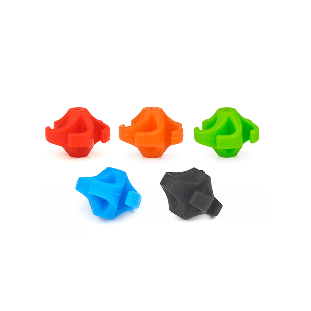 4pcs Archery BowString Stabilizer Silencer Damper Rubber Shock Absorption
