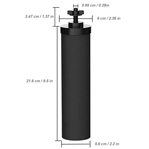 4PCS Black Filters for Purification Unit Filter Replacement Household Bucket