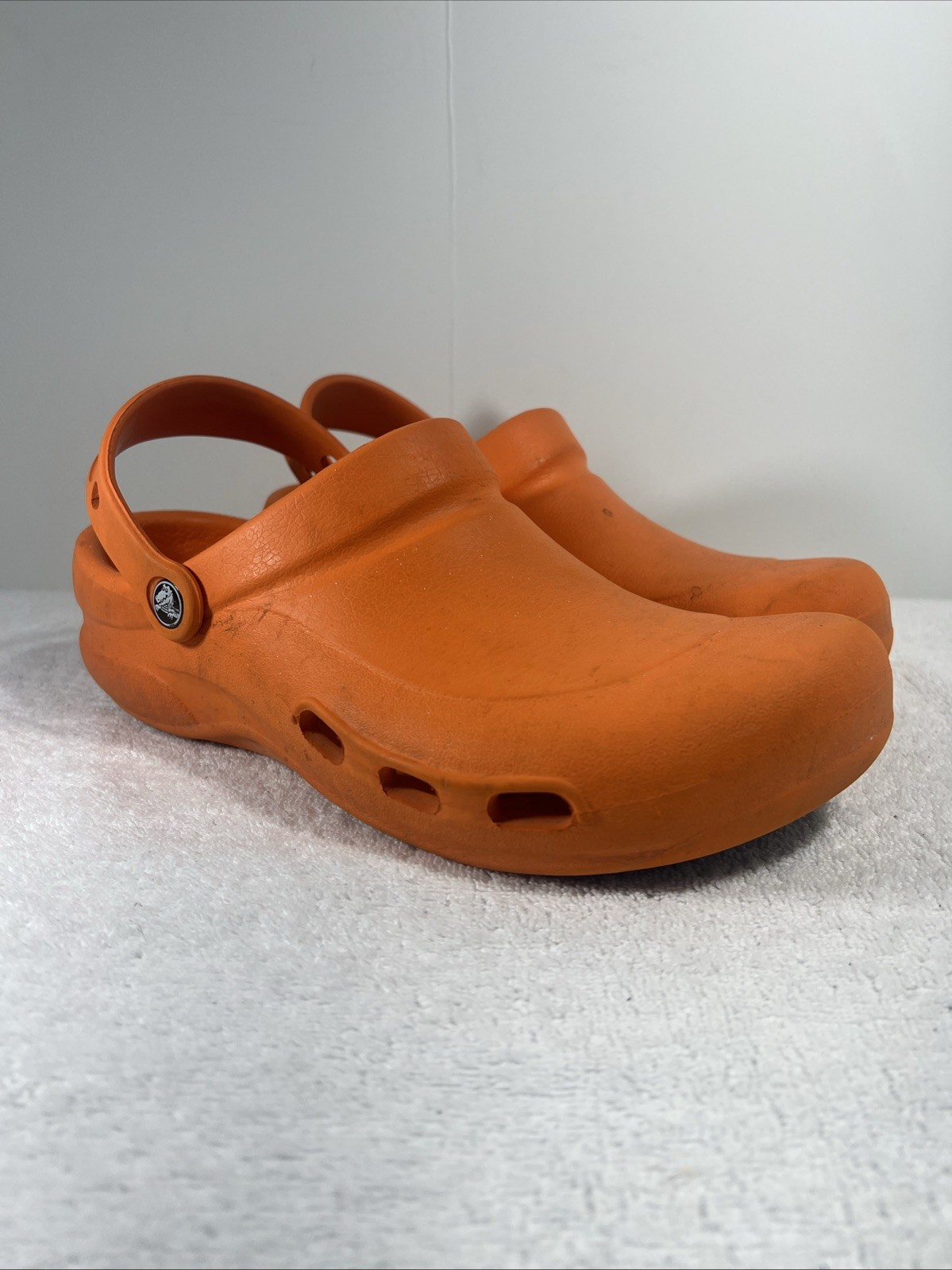 Crocs Bistro Mario Batali Special Edition Orange Men's Size 9 Women’s Size 11