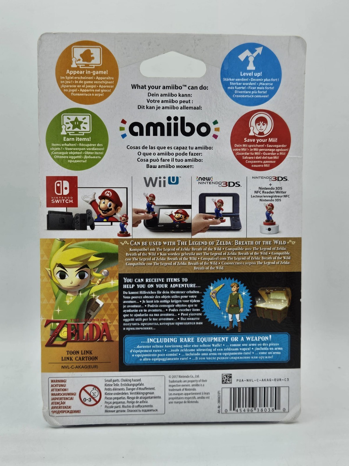 Legend Of Zelda The Wind Waker Toon Link (EU Import) - New - Nintendo Amiibo