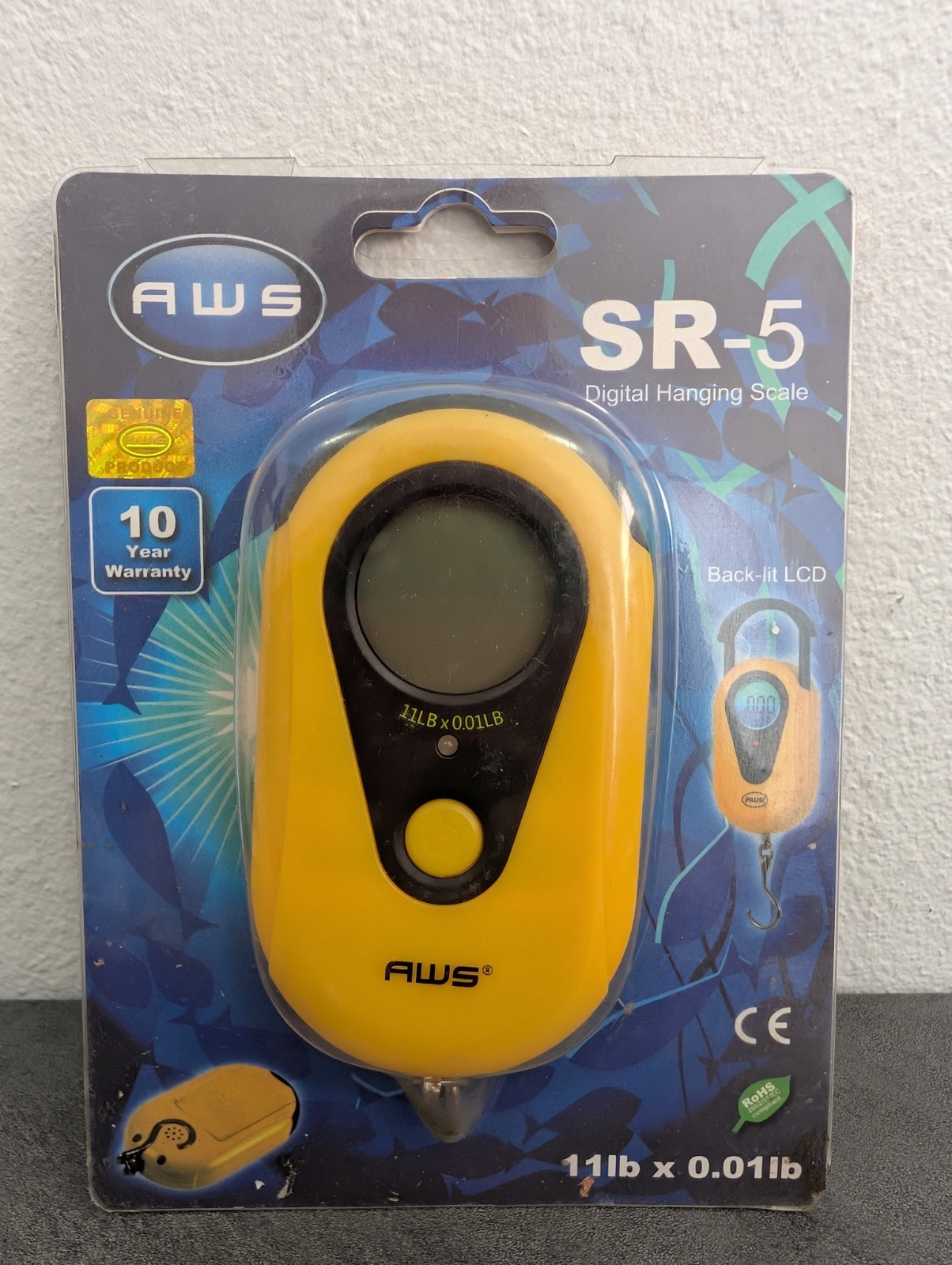 AWS SR-5 Digital Hanging Scale- Yellow NIB