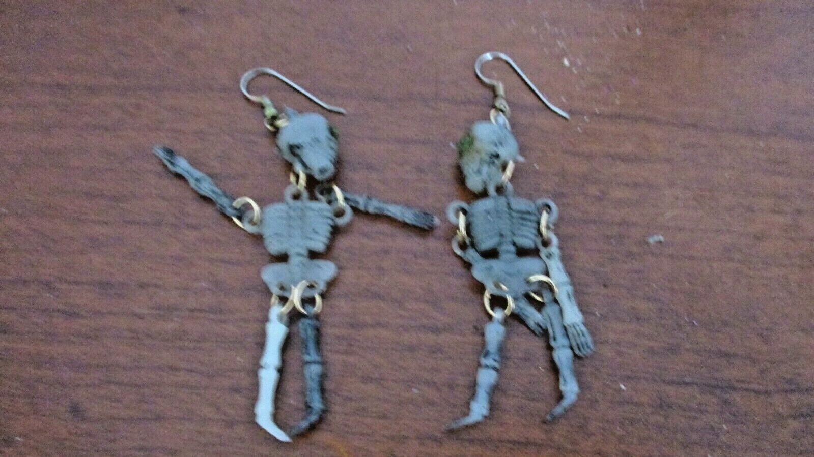 DANGLING SKELETON EARRINGS~New