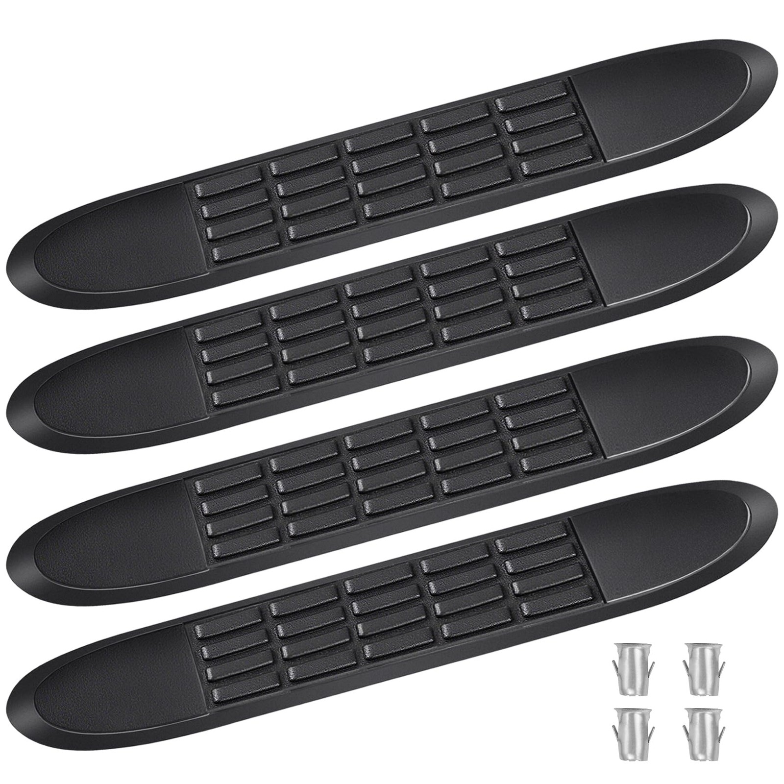 Nerf Bar Replacement Pads Kit for Platinum 3 Nerf Bars 20" Pad with 4 Holes,