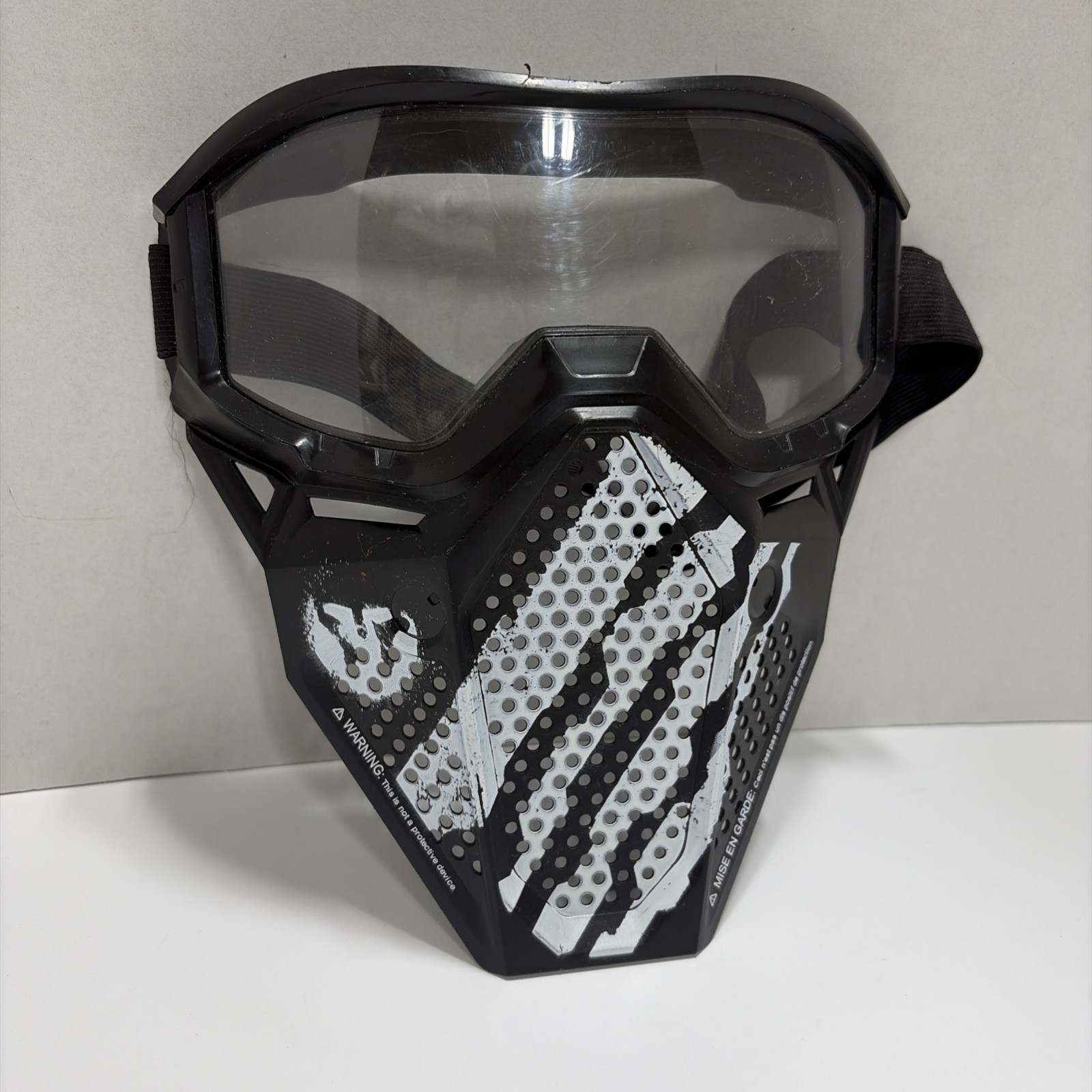 Nerf Rival Phantom Corps Adjustable Face Mask Black White